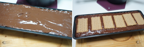 Flan de vainilla y chocolate, sin horno.