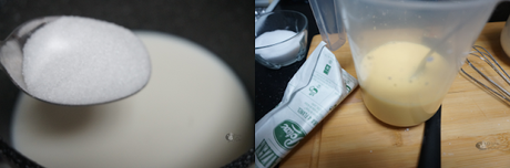 Flan de vainilla y chocolate, sin horno.