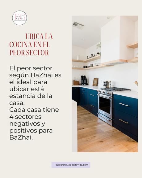 🍲La cocina es fundamental en Feng Shui representa la Abundancia.