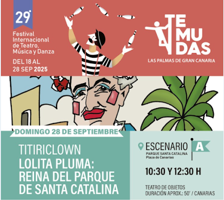 28 de septiembre Lolita Pluma. Manu Medina.