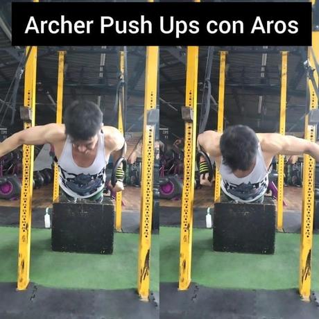 Archer Push Ups con Aros