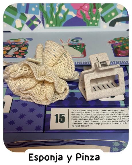 esponja y pinza