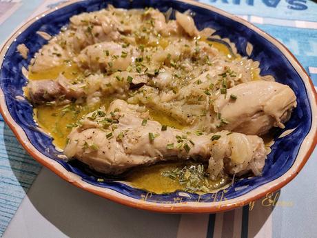 Pollo con jalapeño y cebolla en Thermomix
