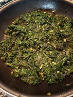 Espinacas a la crema de queso sin lactosa