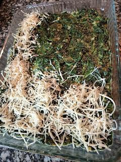 Espinacas a la crema de queso sin lactosa