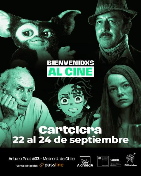 Descubre la Cartelera del Centro Arte Alameda del 22 al 24 de Septiembre