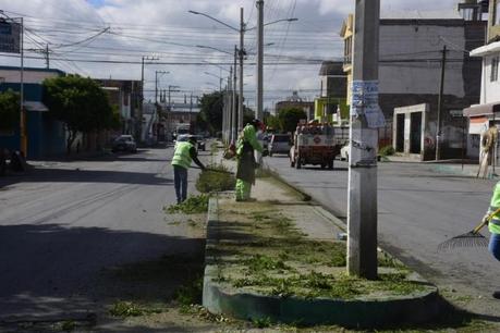 Sin descanso: cuadrillas de Imagen Urbana mejoran entornos públicos de Soledad