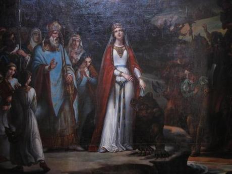 Una prueba de fuego, Santa Ricarda de Andlau (840-895)