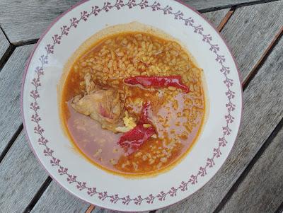 ARROZ CALDOSO CON CONEJO AL ESTILO DE LOS MONTES DE MALAGA