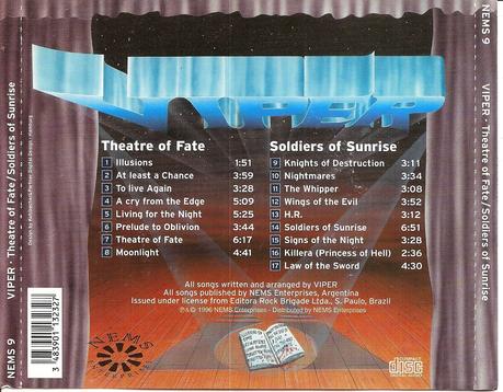 Viper - Soldiers Of Sunrise / Theatre Of Fate (1987/1989)