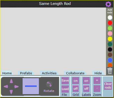 Regletas de Cuisenaire online Regletas de Cuisenaire online