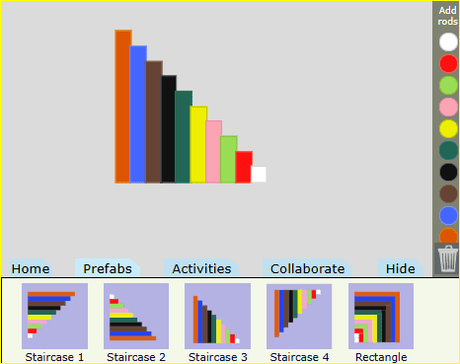 Regletas de Cuisenaire online Regletas de Cuisenaire online