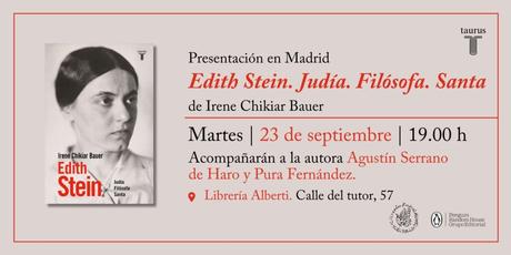 Presentación del libro ‘Edith Stein. Judía. Filósofa. Santa’