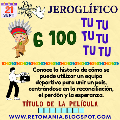 Paz, Día Internacional de la Paz, Semana por la Paz, Acertijos, Desafíos matemáticos, Retos matemáticos, Problemas matemáticos, Retos mentales, Juegos mentales, Retos virales, Aprender jugando, Jugando aprendo, Clases Divertidas, MateRecreativa, Matemáticas Recreativas, Matemáticas Divertidas, Jeroglíficos, Jeroglíficos Escolares
