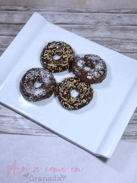 Donuts de plátano sanos Donuts de plátano sanos