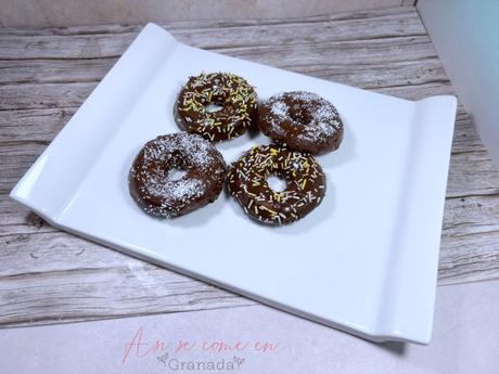 Donuts de plátano sanos Donuts de plátano sanos