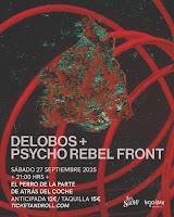 Psycho Rebel Front y Delobos en El perro de la parte de atrás del coche