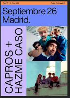 Concierto de Capros y Hazme Caso en el Café la Palma