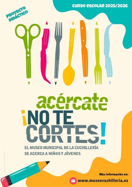 El Museo de la Cuchillería pone en marcha un año más el proyecto didáctico ‘Acércate ¡No te cortes!’