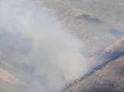 Hasta medios, ellos aéreos, siguen trabajando incendio Peñalba Sierra (Guadalajara)