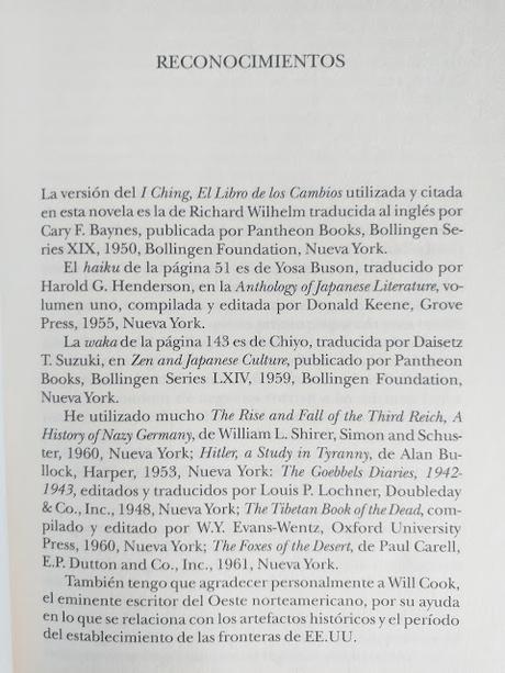 El hombre en el castillo, de Philip K. Dick El hombre en el castillo, de Philip K. Dick