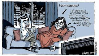 DE LAS VIÑETAS DE HUMOR DE HOY MIÉRCOLES, 24 DE SEPTIEMBRE DE 2025