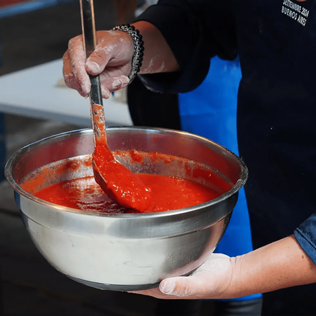 salsa para pizza tomate