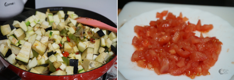 Pisto con champiñones Pisto con champiñones