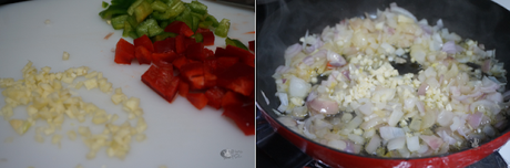 Pisto con champiñones Pisto con champiñones