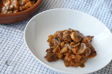 Pisto con champiñones Pisto con champiñones