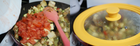 Pisto con champiñones Pisto con champiñones