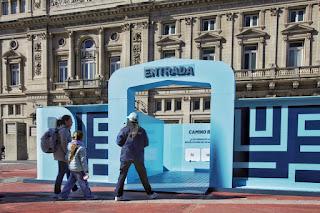 Un laberinto  para el Día de la limpieza