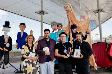 Presentación del libro, Lolita Pluma, Manu Medina.