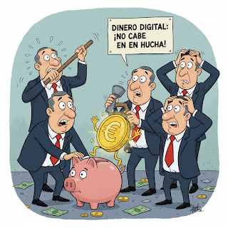 Cuando los bancos descubren que el dinero digital no cabe en la hucha