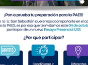 comparte invitación Ensayo Presencial Universidad Sebastián (USS) para sábado 04-10-2025.