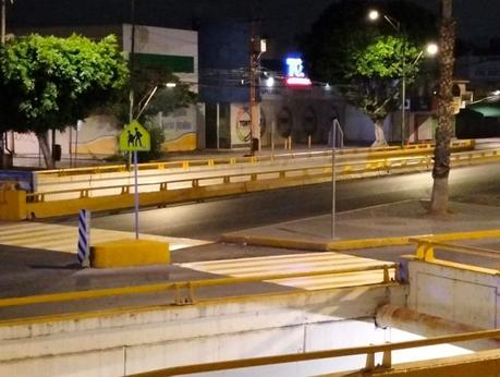 Policía Vial refuerza seguridad peatonal con señalización en la Glorieta González Bocanegra