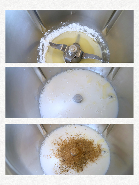 Ñoquis de ube sin gluten con salsa aurora