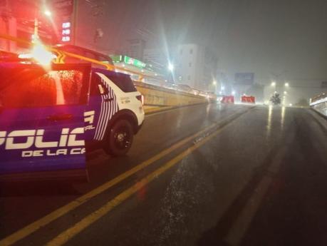 Policía de la Capital activó plan de prevención de riesgos por lluvias