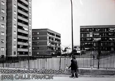Calle Francia en 1980