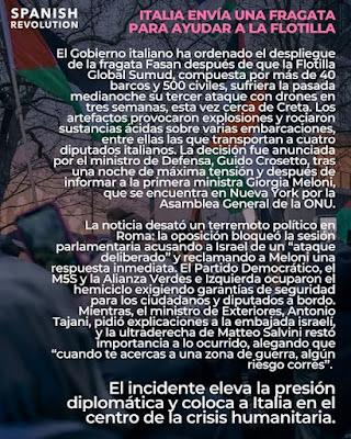 España y su polémico embargo de armas a Israel.