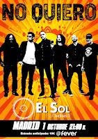 Concierto de No Quiero en Sala el Sol
