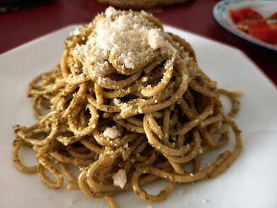 Spaghetti integral al Pesto alla Genovese