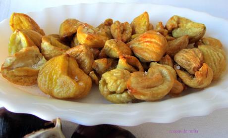 Castañas fritas Castañas fritas