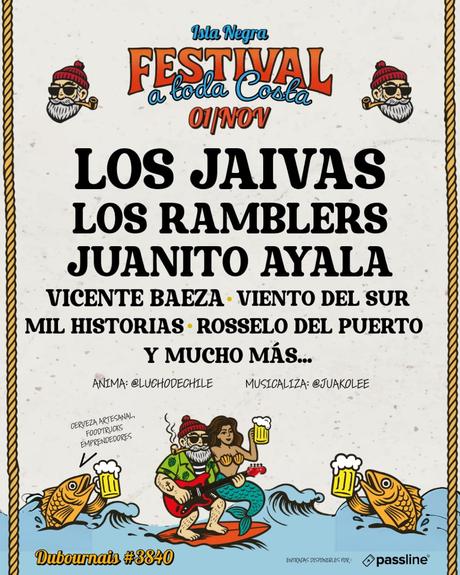 Nueva Fecha: Los Jaivas, The Ramblers y Juanito Ayala en una jornada histórica de Festival “A Toda Costa” en Isla Negra Nueva Fecha: Los Jaivas, The Ramblers y Juanito Ayala en una jornada histórica de Festival “A Toda Costa” en Isla Negra