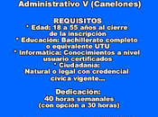 Convocatoria: Administrativo (Canelones)