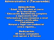 Convocatoria: Administrativo (Tacuarembó)