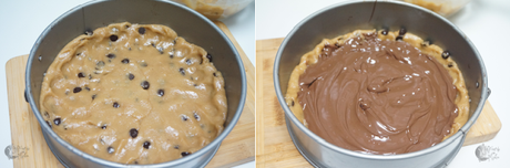 Cookie gigante rellena de Nutella