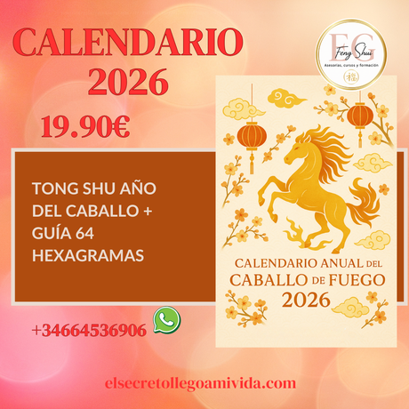 ☀️Ya tienes disponible en PreVenta el Calendario anual del año 2026 Caballo de Fuego Yang, incluye Guía 64 Hexagramas si no la tienes de regalo.🍀