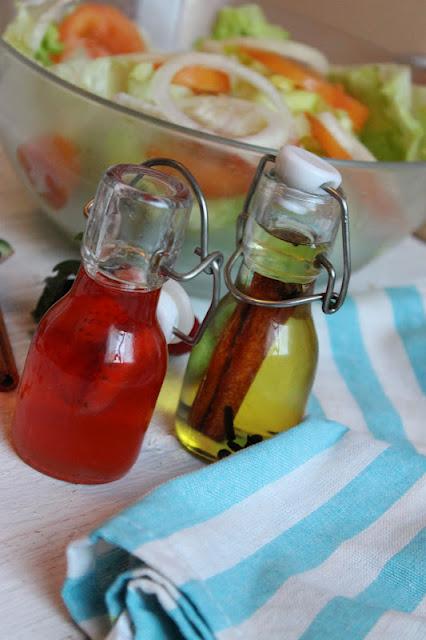 Aceite de oliva a la canela y vinagre de fresa en Pasion Food