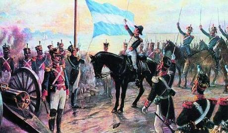 ‘Será su peculiar distintivo la bandera celeste y blanca’